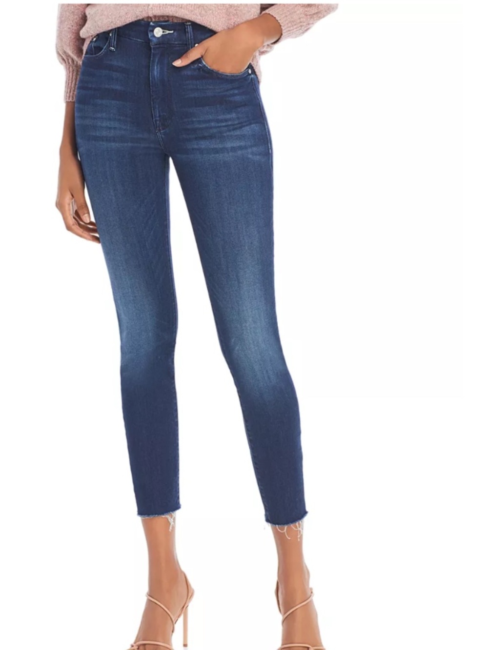 Mother High Waisted Ankle Fray - Tongue & Chic